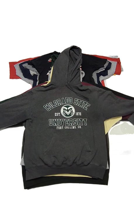 Recycle Sports & University & College Sweatshirts & T-Shirts 34 pcs