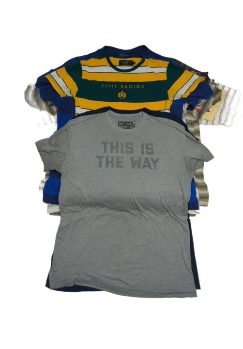 Recycle Statement + Stripe Tees 59 pcs