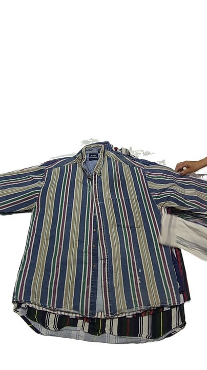 Recycle Stripe Shirts 11 pcs