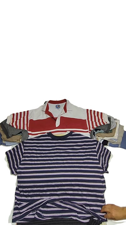 Recycle Stripe Tees & Preppy Pullovers 29 pcs