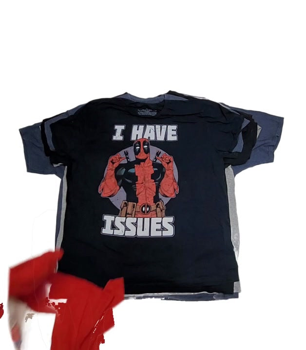 Recycle Superhero & Star Wars T-Shirts 52 pcs