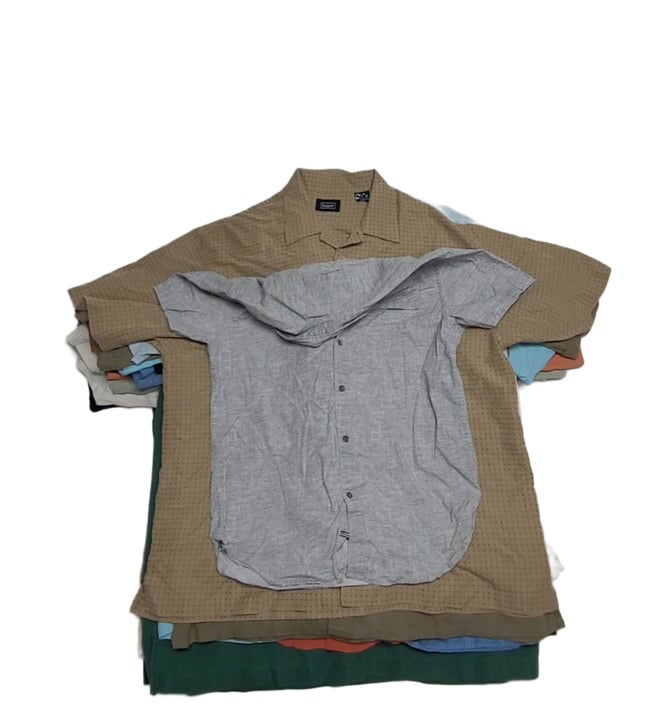 Recycle TC Minimalist Short Sleeve Shirts 46 pcs