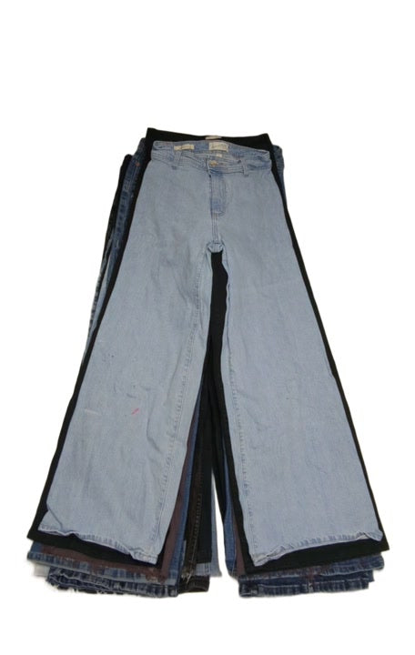 Recycle Tiny Size Wide Leg Jeans 24 pcs