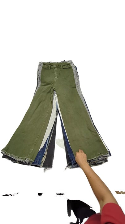 Recycle Tiny Size Wide Leg Jeans 26 pcs
