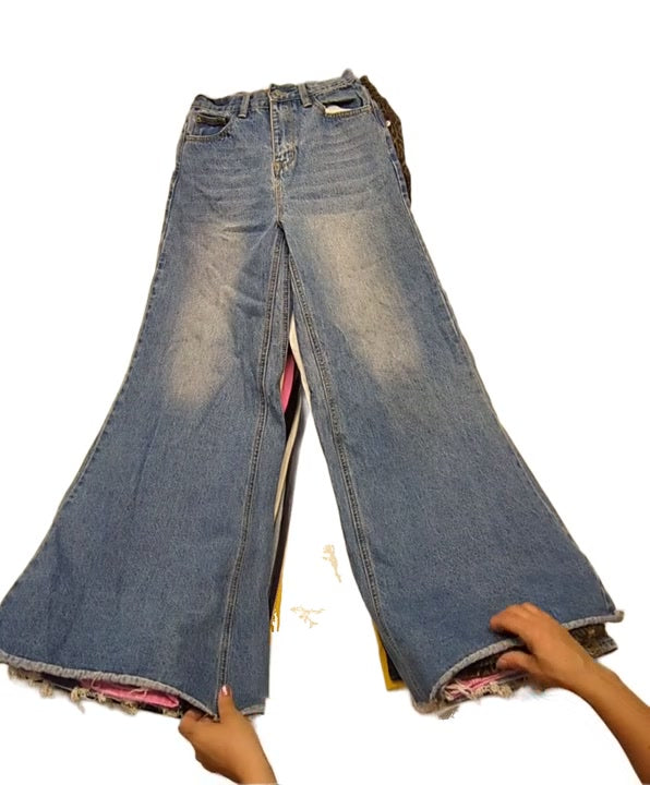 Recycle Tiny Size Wide Leg Jeans 27 pcs