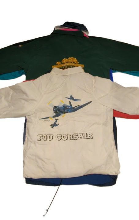 Recycle Vintage Baseball + Snap + Windbreakers 15 pcs