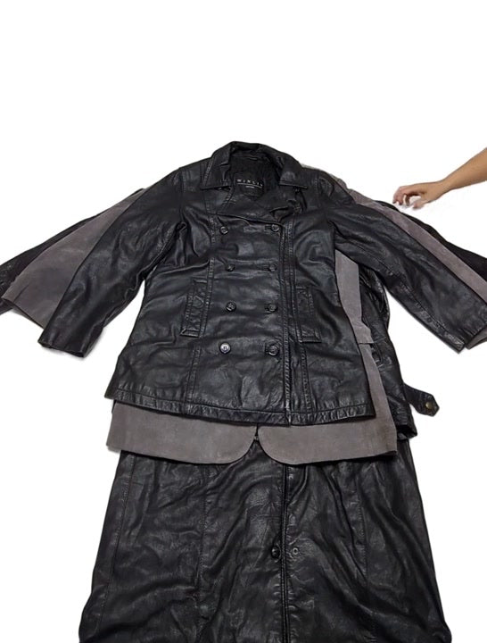 Recycle Vintage Leather Jackets 7 pcs