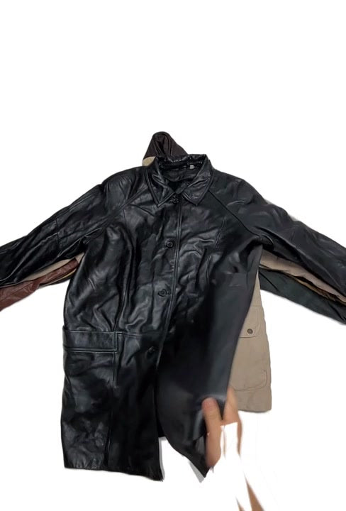 Recycle Vintage Leather Jackets 8 pcs