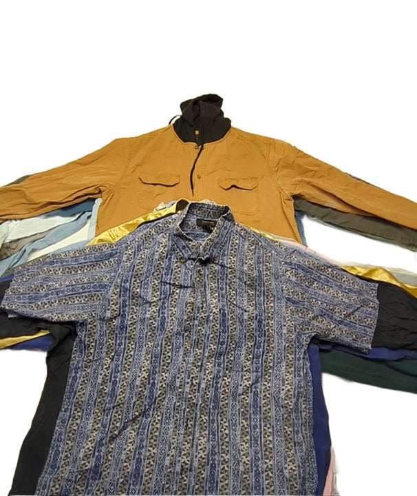Recycle Vintage & Modern Mens Shirts 35 pcs