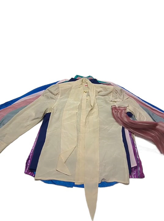 Recycle Vintage Office Blouses 22 pcs