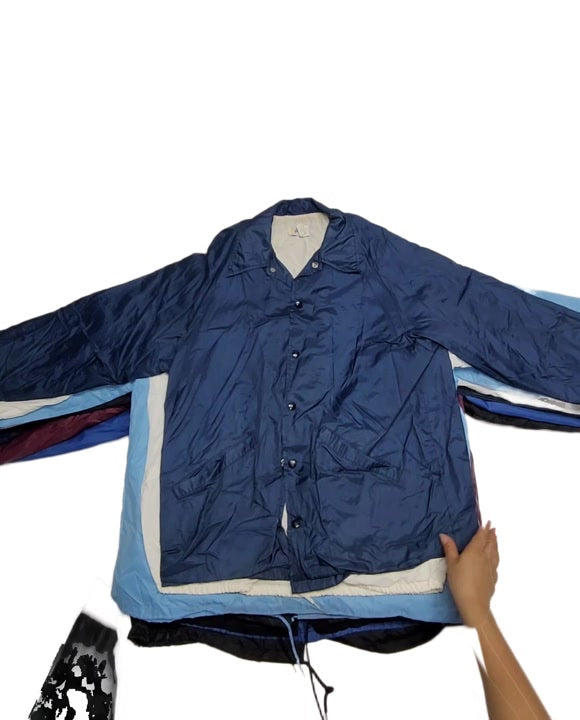 Recycle Vintage Snap Windbreakers 23 pcs