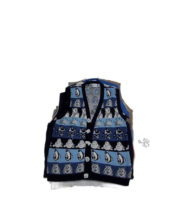 Recycle Vintage Sweater Vests 14 pcs