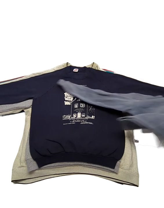 Recycle Vintage Sweatshirts 22 pcs