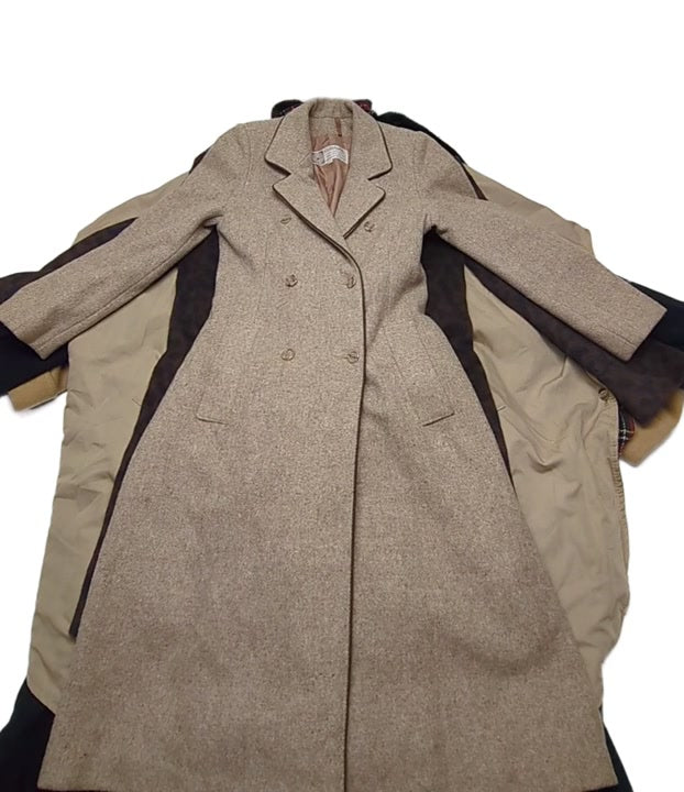 Recycle Vintage Trench Coats 7 pcs