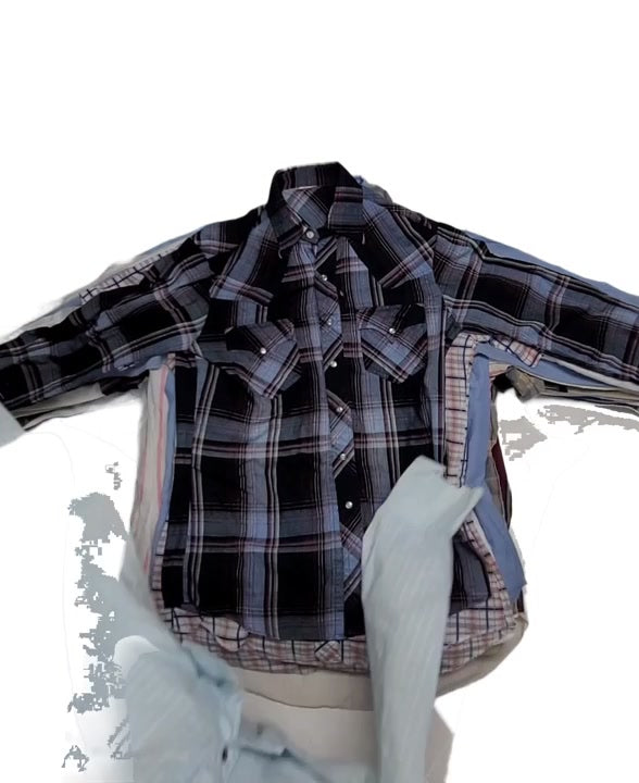 Recycle Vintage Western Shirts 40 pcs