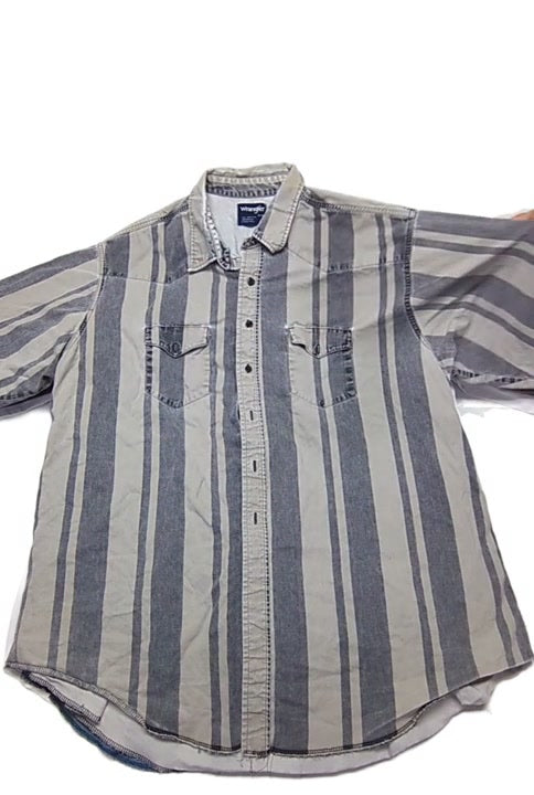 Recycle Wrangler & Levis Denim Shirts 18 pcs