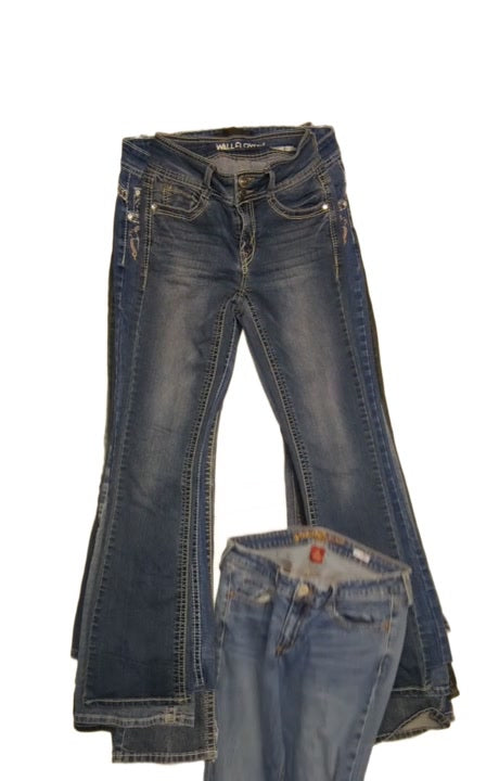 Recycle Y2K & Boot Cut Jeans 18 pcs