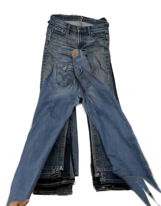 Recycle Y2K & Boot Cut Jeans 19 pcs