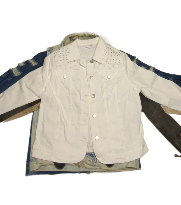 Recycle Y2K & Funky Denim Jackets 18 pcs