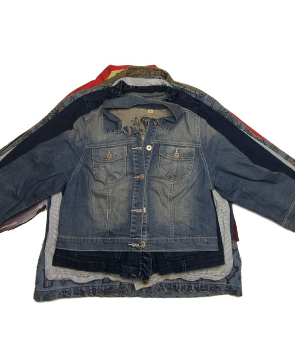 Recycle Y2K & Funky Denim Jackets 28 pcs