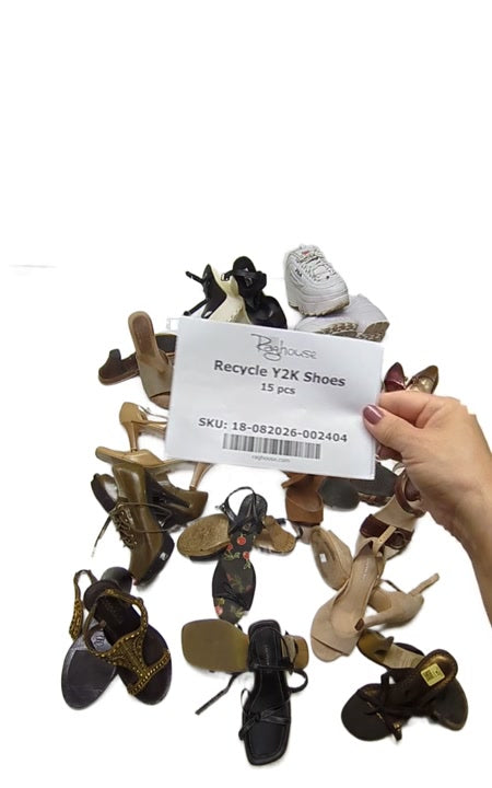 Recycle Y2K Shoes 15 pcs
