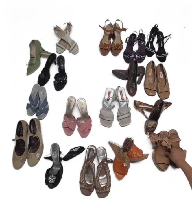 Recycle Y2K Shoes 17 pcs