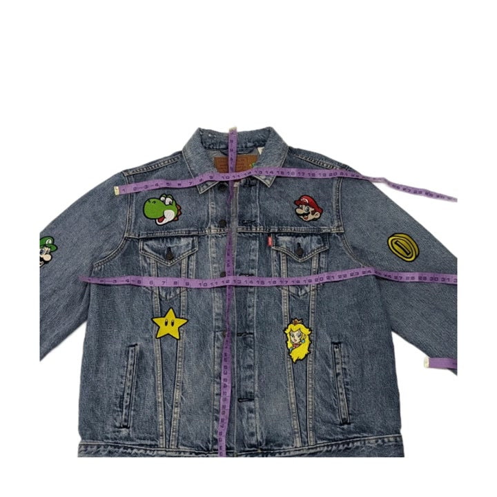 Retro Big E Levis x Super Mario Denim Jacket 1 pc