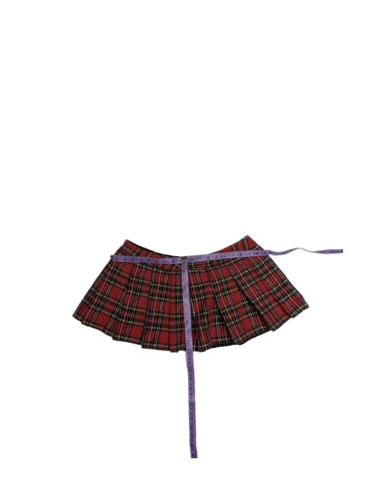 Reversible Plaid Mini Skirt 1 pc