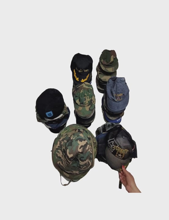 Recycle & Good Military Hats 105 pcs