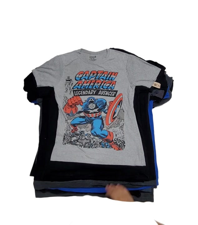 Superhero & Star Wars T-Shirts 74 pcs