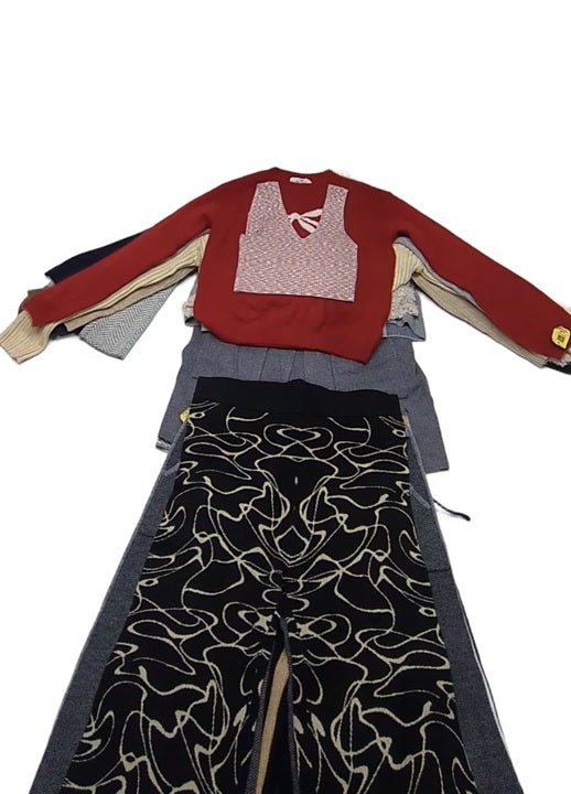 Sweater Crops + Pants 28 pcs