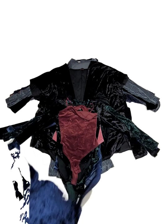 Velvet Kimonos + Leotards 14 pcs