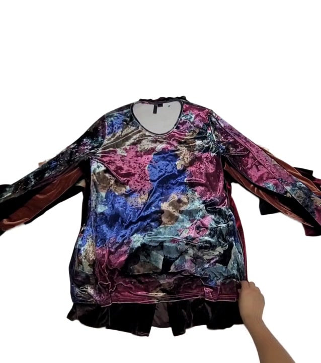Velvet Tops 44 pcs