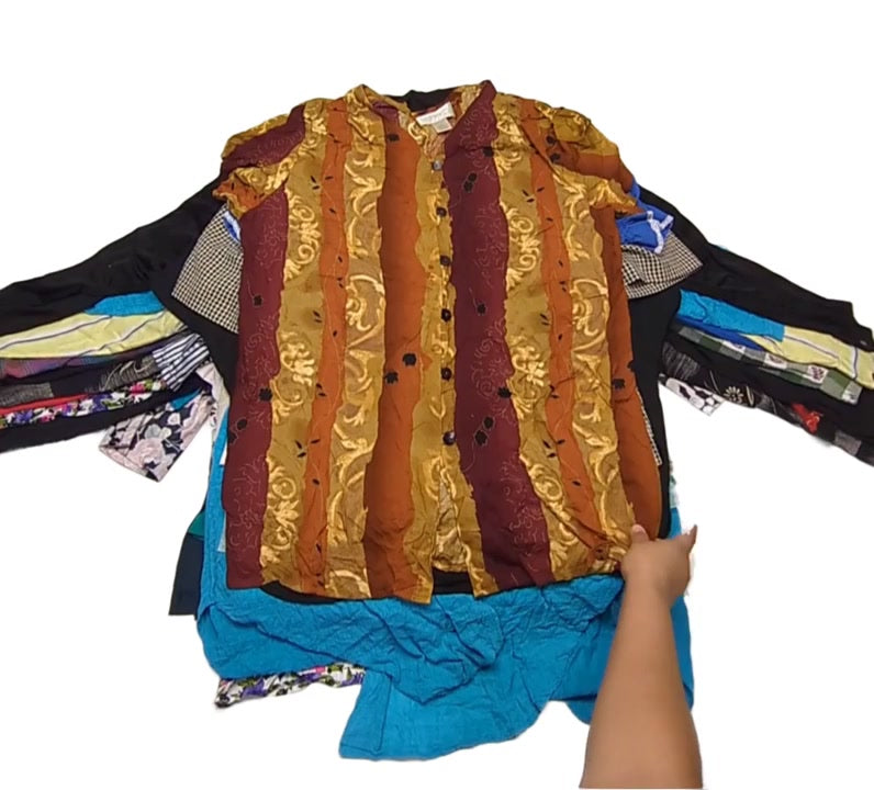 Vintage 80s 90s Blouses 53 pcs