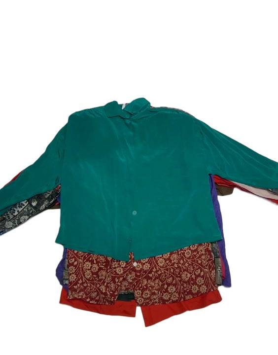 Vintage 80s Silk Blouses 24 pcs
