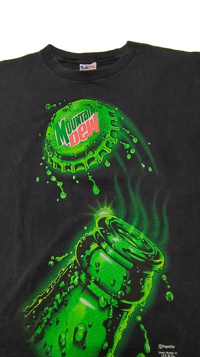 Vintage Mountain Dew T-Shirt 1 pcs