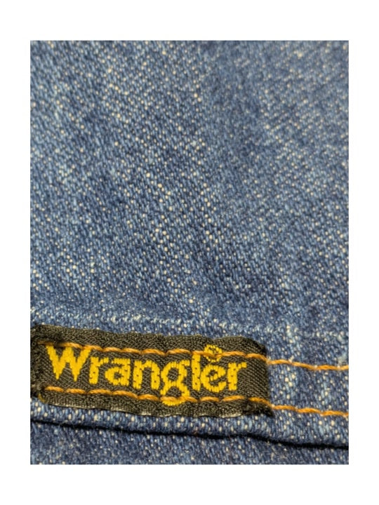 Vintage Wrangler Blanket Lined Over Size Denim Vest 1 pc
