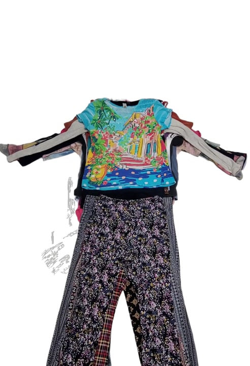 Y2K Tees & Tops + Flare T-Shirt Pants Unsorted 46 pcs